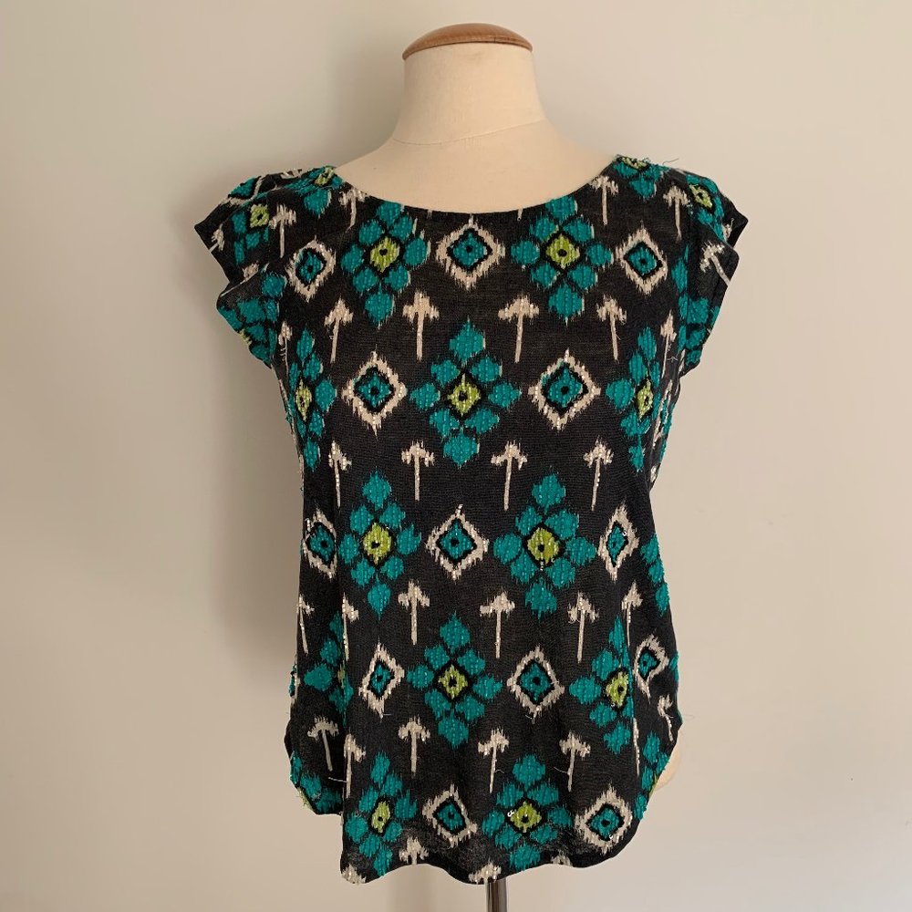 Calypso Beaded T-Shirt